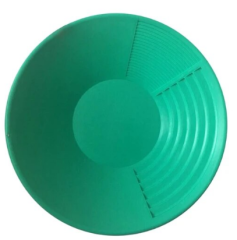 Gold Pan 15" - 38 cm Kunststoff - grün