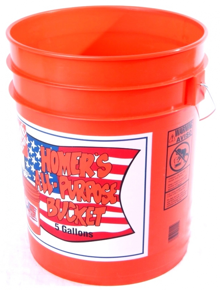 20 Liter Eimer, passend für Siebe - orange