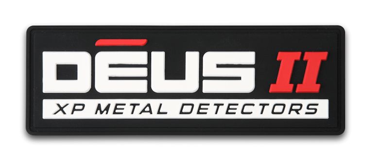 XP DEUS II Aufnäher Gummi 80 x 30mm