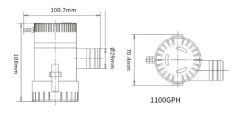 12 Volt Pumpe 1100 GPH
